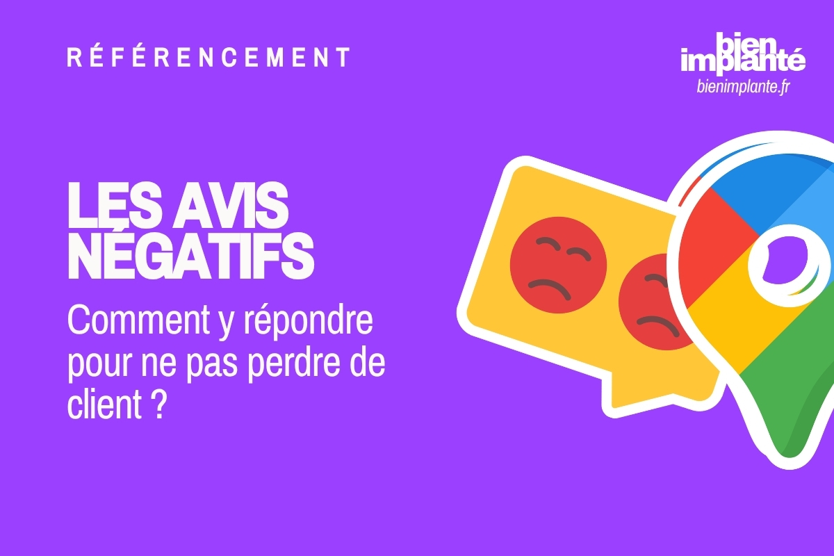 Répondre avis négatif Google commerce local Pau